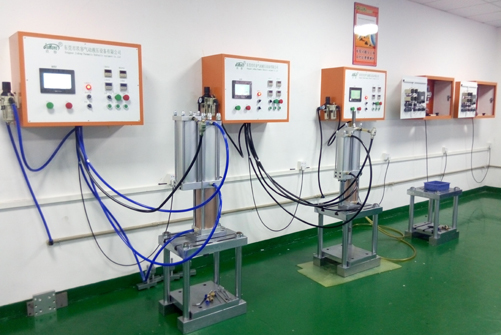 羞羞答答在线观看增壓缸成品、氣動設備測試車間